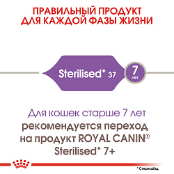 Royal Canin для кошек STERILISED 37 (Стерилайзд 37) 1.2 кг